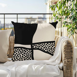Teeny Abstract Square Indoor/Outdoor Throw Pillow