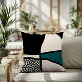 Teeny Abstract Square Indoor/Outdoor Throw Pillow