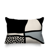 Teeny Abstract Reversible Indoor/Outdoor Rectangular Pillow