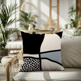 Teeny Abstract Square Indoor/Outdoor Throw Pillow