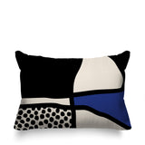 Teeny Abstract Reversible Indoor/Outdoor Rectangular Pillow