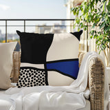 Teeny Abstract Square Indoor/Outdoor Throw Pillow