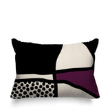 Teeny Abstract Reversible Indoor/Outdoor Rectangular Pillow