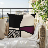 Teeny Abstract Square Indoor/Outdoor Throw Pillow