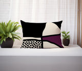 Teeny Abstract Reversible Indoor/Outdoor Rectangular Pillow