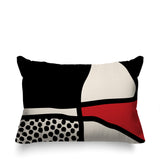 Teeny Abstract Reversible Indoor/Outdoor Rectangular Pillow