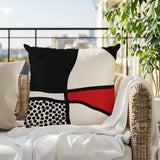 Teeny Abstract Square Indoor/Outdoor Throw Pillow