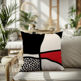 Teeny Abstract Square Indoor/Outdoor Throw Pillow