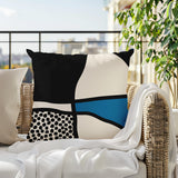 Teeny Abstract Square Indoor/Outdoor Throw Pillow