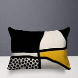 Teeny Abstract Reversible Indoor/Outdoor Rectangular Pillow