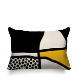 Teeny Abstract Reversible Indoor/Outdoor Rectangular Pillow