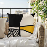 Teeny Abstract Square Indoor/Outdoor Throw Pillow