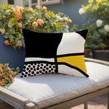 Teeny Abstract Reversible Indoor/Outdoor Rectangular Pillow