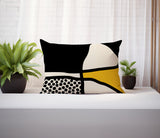 Teeny Abstract Reversible Indoor/Outdoor Rectangular Pillow