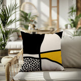 Teeny Abstract Square Indoor/Outdoor Throw Pillow