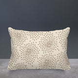 Teesa Floral Spun Polyester Lumbar Indoor/Outdoor Throw Pillow