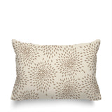 Teesa Floral Spun Polyester Lumbar Indoor/Outdoor Throw Pillow