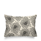 Teesa Floral Spun Polyester Lumbar Indoor/Outdoor Throw Pillow