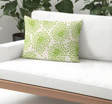 Teesa Floral Spun Polyester Square Indoor/Outdoor Throw Pillow