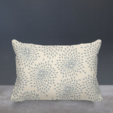 Teesa Floral Spun Polyester Lumbar Indoor/Outdoor Throw Pillow