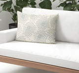 Teesa Floral Spun Polyester Square Indoor/Outdoor Throw Pillow