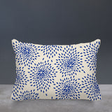 Teesa Floral Spun Polyester Lumbar Indoor/Outdoor Throw Pillow