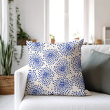 Teesa Floral Reversible Indoor/Outdoor Square Pillow