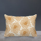 Teesa Floral Spun Polyester Lumbar Indoor/Outdoor Throw Pillow