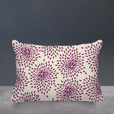 Teesa Floral Spun Polyester Lumbar Indoor/Outdoor Throw Pillow