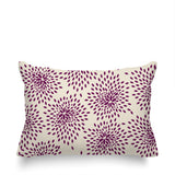 Teesa Floral Spun Polyester Lumbar Indoor/Outdoor Throw Pillow