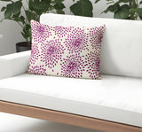 Teesa Floral Spun Polyester Square Indoor/Outdoor Throw Pillow