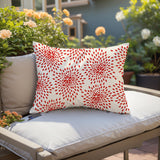 Teesa Floral Spun Polyester Square Indoor/Outdoor Throw Pillow