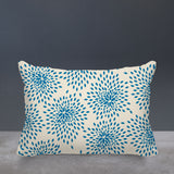 Teesa Floral Spun Polyester Lumbar Indoor/Outdoor Throw Pillow