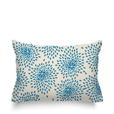 Teesa Floral Spun Polyester Lumbar Indoor/Outdoor Throw Pillow