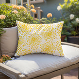 Teesa Floral Spun Polyester Square Indoor/Outdoor Throw Pillow