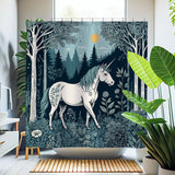Telop Shower Curtain