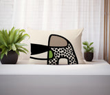 Teo Floral Reversible Indoor/Outdoor Rectangular Pillow