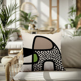 Teo Floral Reversible Indoor/Outdoor Square Pillow