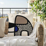Teo Floral Reversible Indoor/Outdoor Square Pillow