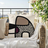 Teo Floral Reversible Indoor/Outdoor Square Pillow