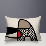Teo Floral Reversible Indoor/Outdoor Rectangular Pillow