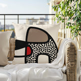 Teo Floral Reversible Indoor/Outdoor Square Pillow