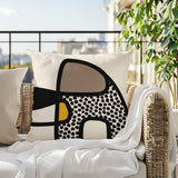 Teo Floral Reversible Indoor/Outdoor Square Pillow