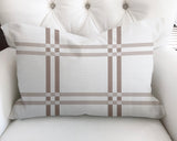 Thea Plaid Reversible Indoor/Outdoor Rectangular Pillow