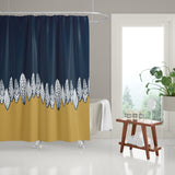 Thora Leaf Abstract Shower Curtain