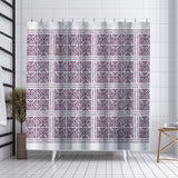 Thora Tribal Shower Curtain in Purple - view 2