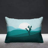 Thorny Nature Reversible Indoor/Outdoor Rectangular Pillow