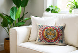 Tiger Saftey Faux Linen Lumber Pillow