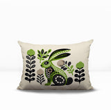 Timi Rabbit Reversible Indoor/Outdoor Lumbar Pillow