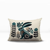 Timi Rabbit Reversible Indoor/Outdoor Lumbar Pillow